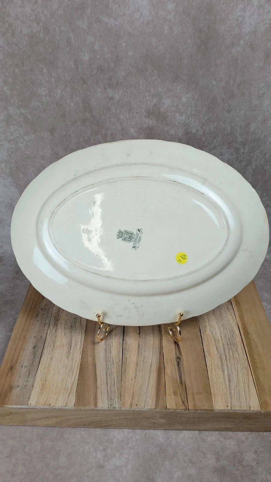 Gran plato antiguo Gien – modelo Océano – photo 7